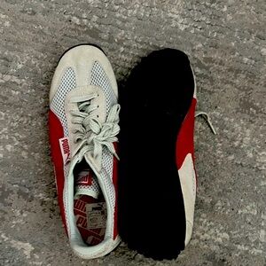 Puma Red and Gray Athletic Shoes